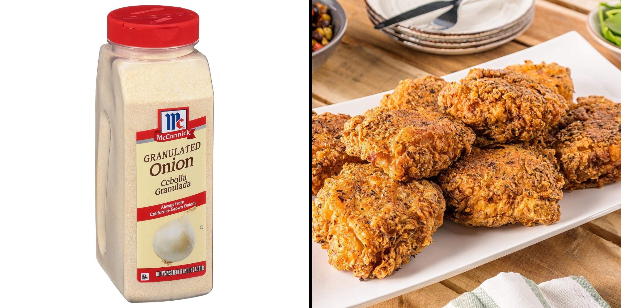 McCormick Garlic Powder, 8.75 oz & McCormick Granulated Onion, 18 oz