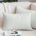 thumbnail image 2 of Green Palm Tree Throw Pillow Cover 16 x 24 Inch Decorative Pillow Cover Summer Tropical Botanical Plants Coastal Lumbar Pillowcase Seasonal Rectangle Cushion Case for Couch Sofa Bed Living Room, 2 of 9