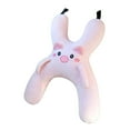 thumbnail image 1 of Plush Material Car Neck Pillow Universal Car Use Multipurpose Kids Travel Pillow Anti-choke Design Detachable Cover Ergonomic Shape Backseat Sleeper Support Childrens Nap Aid, 1 of 8