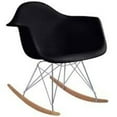 thumbnail image 1 of Nicer Furniture Mid Century Style Lounge Cradle Modern Plastic Rocking Arm Chair, 1 of 2