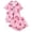short sets 14#Pink, variant on WAYUTE Shorts Sets Women 2 Piece Outfits Casual Stylish Printed Button Down Short Sleeved Shorts Loungewear Breathable Soft Homewear