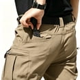 thumbnail image 4 of Men Outdoor Multi Utility Cargo Pants Tapered Leg Rugged Breathable All Terrain Work Pants S-XXL, 4 of 9