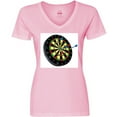 thumbnail image 3 of Inktastic Dart Board Women's V-Neck T-Shirt, 3 of 5