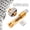 Gold, variant on Professional Watch Band Strap Link Pin Adjuster Remover Adjustable Repair Tool Accessory Kit, Includes 3 Extra Replacement Pins, Hand Tool Set for Most Watches, Red (4.72 inches / 12 cm)