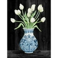 thumbnail image 3 of Jacobs, Cindy 19x24 Black Modern Framed Museum Art Print Titled - Blue and White Tulips Black II, 3 of 5