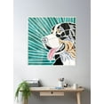 thumbnail image 2 of Bernese Mountain Dog Mosaic Poster Wall Art, Modern Wall Decor, 16x16 UNFRAMED, 2 of 3