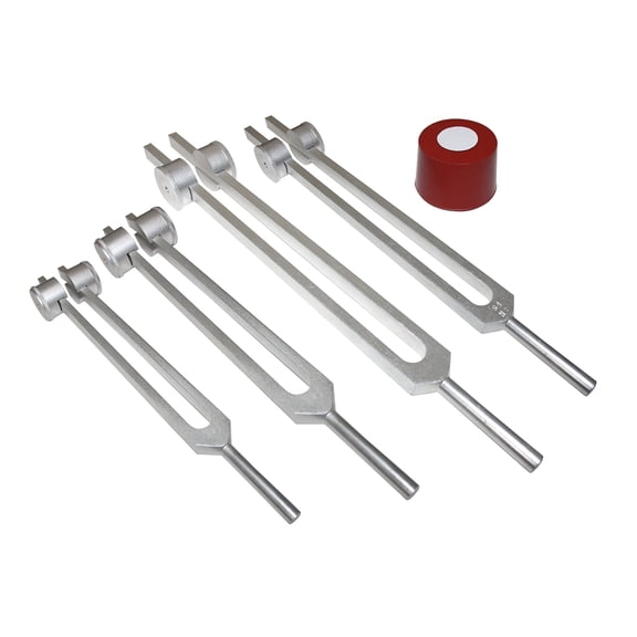 Radical 🌟 Long Weighted Otto OM Tuning Forks – 4 Fork Premium Professional Healing Set