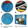 thumbnail image 3 of Designart "Fishing Boat harmonies III" Transportation Floater Framed Canvas Wall Art, 3 of 7