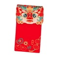 thumbnail image 2 of HILABEE Hong Red Packets Traditional Canvas Gifts Embroidery Lucky Money Chinese Lunar New Year Red Envelopes for Spring Festival C, 2 of 8