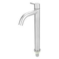 thumbnail image 3 of G1/2in Thread Sink Faucet, Single Cold Water Faucet, For Household Kitchen Silver, 3 of 8