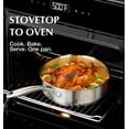 thumbnail image 4 of Koch Systeme CS 21-Piece Premium Stainless Steel Cookware Set – Induction Compatible, Oven Safe, with Silicone Utensils & Felt Pot Protectors, 4 of 10