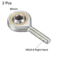 thumbnail image 3 of Uxcell Spherical Rod End Bearing Joint Bearing Right Hand Male Thread Connector 5mm, 3 of 6