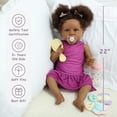 thumbnail image 2 of Muñeca Reborn Kdudgso Realistic Black de 55 cm con kit de alimentación, 2 of 6