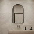 thumbnail image 5 of Decor Wonderland B803LK 19.6 x 31.5 in. Rita Black Metal Framed Oval Wall Mirror, 5 of 5