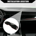 thumbnail image 2 of Cubierta de tablero Unique Bargains para Audi A4 A5 2017-2020, tapete de cubierta de consola central, poliéster negro y rojo, 1 pieza, 2 of 7