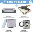 thumbnail image 3 of PayUSD Dog Bed for Large Medium Small Dogs Orthopedic Dog Sofa Bed Non Slip Pet Couch with Removable Washable Cover Supportive Egg Crate Foam S to XL, Dark Gray, 3 of 9