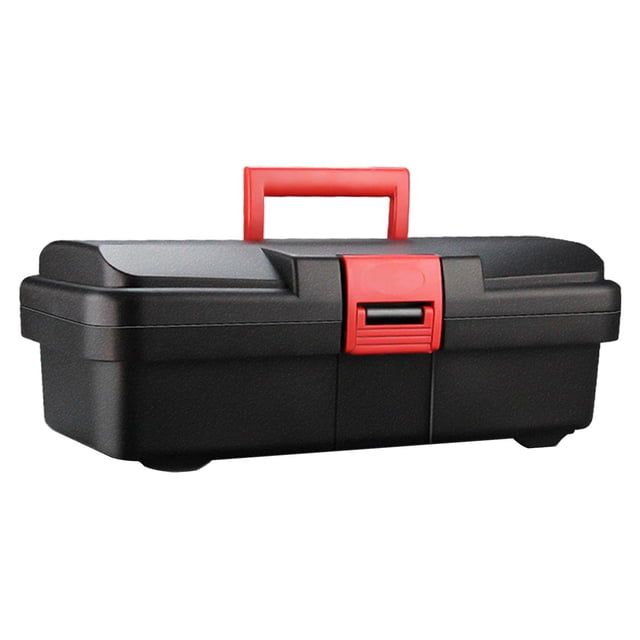 Caja de herramientas vacía, almacenamiento de herramientas, caja de herramientas multifuncional de fácil acceso, caja de herramientas de mano para gar 15 pulgadas