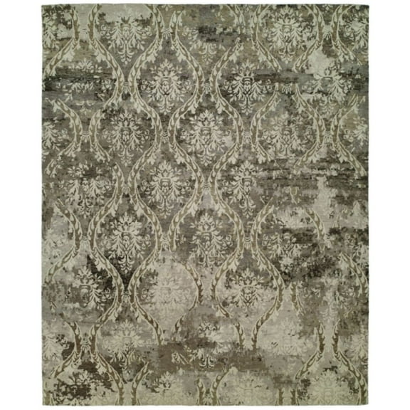 Kalaty Royal Manner Derbysh Area Rug RM-742 Transitional Green Transitional Casual, 2' x 10', Green