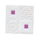 thumbnail image 3 of Panel de pared autoadhesivo 3D Sunnimix techo papel tapiz espuma Blanco Violeta 35x35x0.45cm, 3 of 8