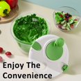 thumbnail image 4 of Ensalada Spinner, 5l Verduras Lavadora Secadora Escurridor Colador Con Tazón Y Colador, Multiusos Lechuga Spinner, Lavadora De Frutas, Pasta Y Papas Fritas Spinner, 4 of 5
