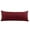 Burgundy, variant on PiccoCasa Pillowcase for Long Pillow Zipper Closure Brushed Microfiber, Jumbo Light Grey