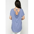 thumbnail image 3 of Scoop Neckline Cupro Solid Top, 3 of 5