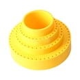 thumbnail image 1 of Organizador de BROCAS profesional perfecl caja de almacenamiento de BROCAS de manicura redonda Amarillo, 1 of 7