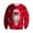 Red, variant on Men's Christmas Themed Short Sleeve Crewneck Sweatshirt Casual Round Neck T-Shirt Festive Holiday Apparel