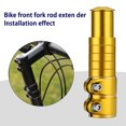 thumbnail image 3 of Extensor de vástago de horquilla de bicicleta, adaptador elevador de manillar de bicicleta, adaptador de cabeza de aleación de aluminio, para bicicleta de montaña, bicicleta de carretera, MTB, 3 of 5