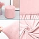 thumbnail image 4 of Stretch Round Stool Cover Soft Fabric Waterproof Round Ottoman Slipcover Washable Protector For Vanity Bedroom Living Room And Home Daily Use, 4 of 6