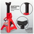 thumbnail image 3 of JACK BOSS Jack Stands 3 Ton Alloy Steel Car Jack Stand Adjustable Lifting for SUV, Truck, 2 Pack, 3 of 5