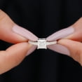 thumbnail image 2 of Empire Jewelry 14K White Gold Plated Solitaire Ring - 1.9 Ct VVS1/D Marquise Cut Diamond Solitaire Ring - Solitaire Engagement Sterling Silver Ring - Forever Diamond Ring for Women - Diamond Jewelry, 2 of 5