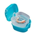 thumbnail image 3 of D-GROEE Denture Bath Case Cup Box Holder Storage Soak Container with Strainer Basket for Travel Cleaning, 3 of 7