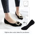 thumbnail image 5 of Ultra Low Cut Liner Socks Women No Show Non Slip Hidden Invisible for Flats Boat Summer, 5 of 7