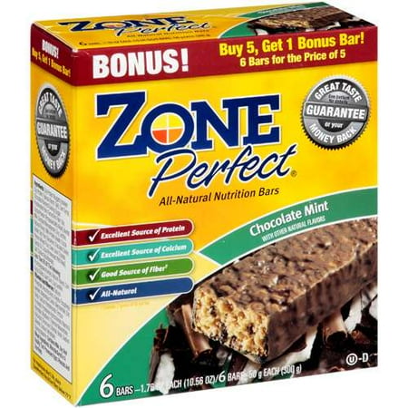 Zone Perfect: All Natural Chocolate Mint W/Other Natural Flavors Bars, 10.56 oz