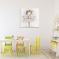 thumbnail image 3 of Stupell Industries Eclectic Flower Ballerina in Pink Tutu Canvas Art, 24 x 24, by Creative Studio, 3 of 8