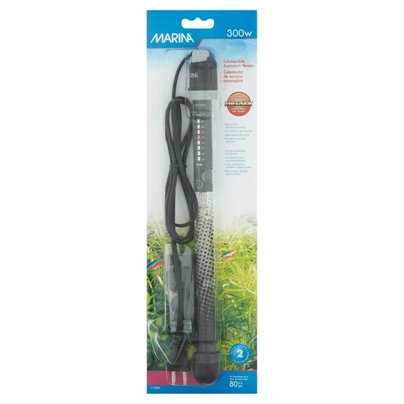 Marina Submersible Aquarium Heater - 300 watt (10.5"L)