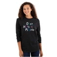 thumbnail image 3 of Don't Hate The Player Video Gamer Plus Size Long Sleeve Graphic Tee Shirt Brisco Brands 2X, 3 of 5