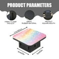 thumbnail image 2 of Hitch Cover Fits For 2-Inch Hitch,Colorful Pastel Rainbow Stars Background And Soft Dreamy Blurry Stylerubber Trailer Hitch Cover Tube Plug Insert,Car Exterior Accessories, Receiver Tube Hitch Plug, 2 of 6