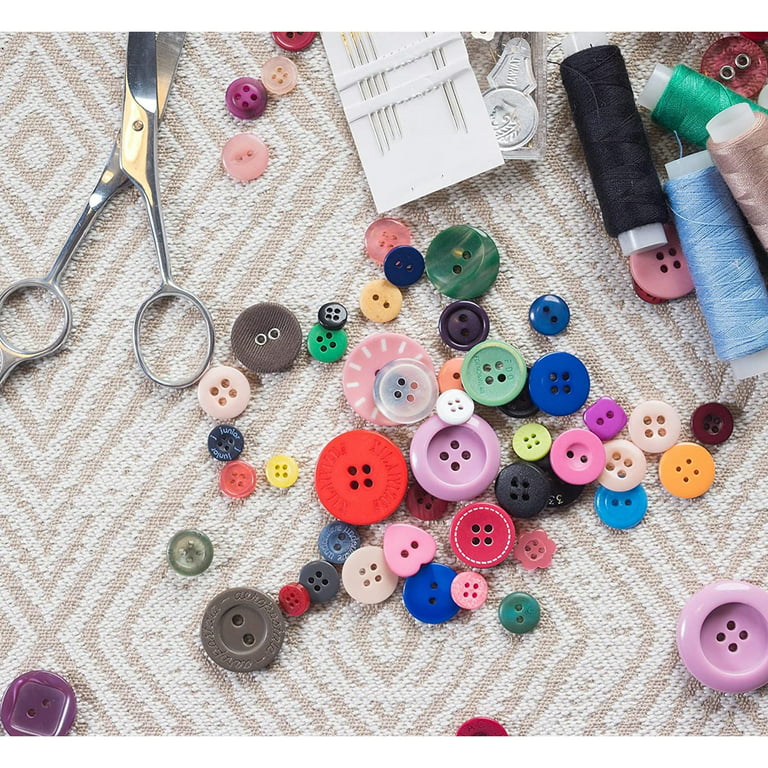 Buy 400 Pieces Assorted Buttons For Crafts Mixed Color Resin Round Buttons  Craft Buttons Favorite Findings Basic Buttons Assorted Sizes for Sewing  Fasteners Scrapbooking and DIY Craft (400 Pieces) Online at desertcartINDIA
