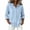 RYE1-Light Blue, variant on Linen Sun Hoodie Shirts for Women Long Sleeve UPF 50+ Sun Protection Button Down Shirt Lightweight Travel Hiking Yoga Tops
