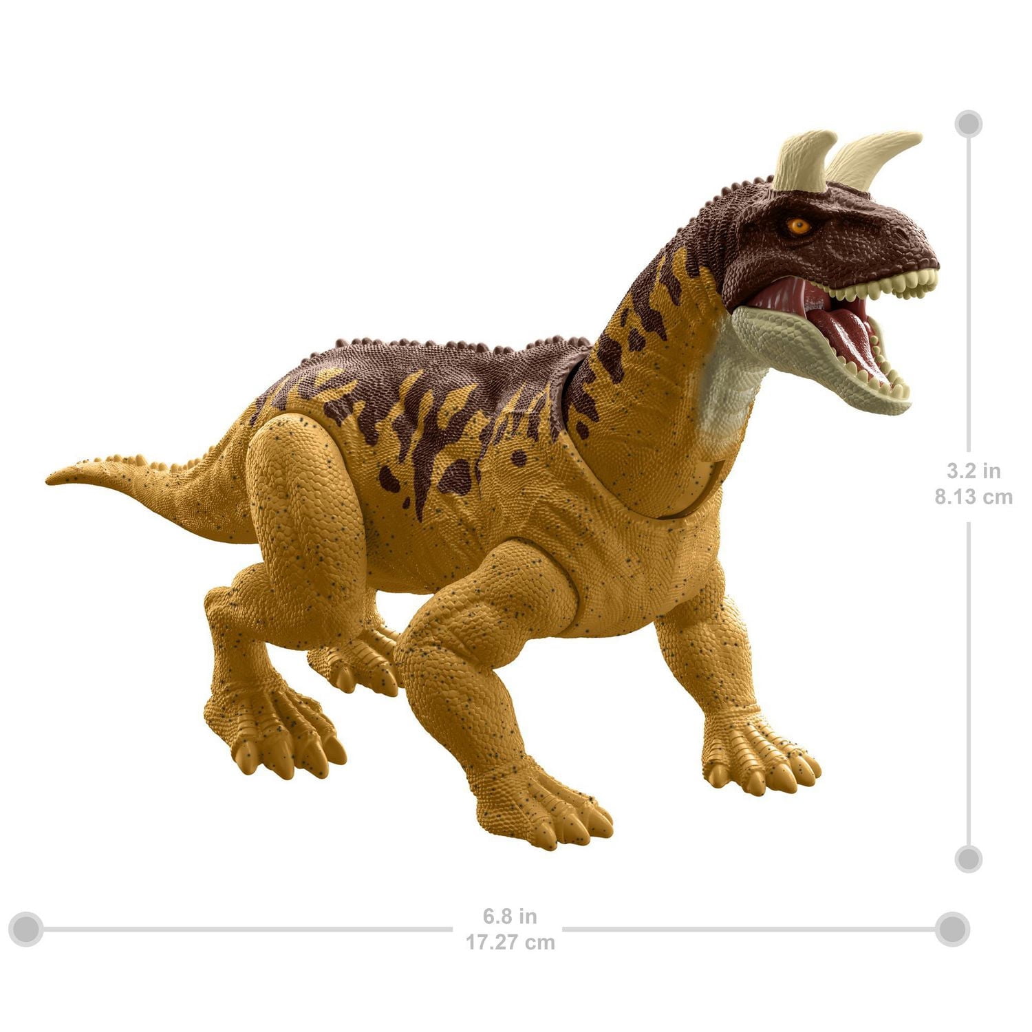 Jurassic World-Shringasaurus Figurine Coffret Féroce, 3 ans et plus