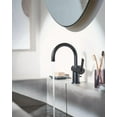 thumbnail image 4 of Moen 6221BL CIA Collection Single Handle Bathroom Sink Faucet, Matte Black, 4 of 8