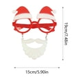 thumbnail image 3 of Ganfancp Navidad Gafas Decorativas Máscara de Navidad Adulto Niños Regalos de Navidad Fiesta de Suministros Novedad Ofertas Flash Liquidación 1* Máscara de Navidad, 3 of 6