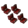 thumbnail image 3 of Wooden Jewelry Box, Widely Used Vintage Style 4 Pieces Treasure Box  For Necklace For Earring For Rings, 3 of 8