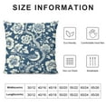 thumbnail image 5 of JRXY Chinoiserie Pillow Covers Blue and White Outdoor Pillows Blue Birds Flowers Throw Pillow Covers Square Cushion Cover Decor for Bedroom Couch Bed Living Room Sofa Chair 12x12in, 5 of 5