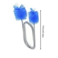 thumbnail image 3 of 3-Piece Flexible Drain Brush Set with Long Stainless Steel Tube - Double-Ended Pipe Cleaning Brushes for Kitchen Sink Clog Removal and Maintenance - Blue, 3 of 8