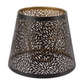 thumbnail image 4 of Pantalla de lámpara de Metal E26 E27 Estilo de árbol del Bosque Cubierta de Pantalla Decorativa de Hierro Ahuecada con patrón Interior Dorado para lámpara de Techo de Pared de Mesa Negro, 4 of 10