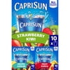 Capri Sun Flavored with Other Natural Flavor Juice Drink Blend, 30 Pouches, for School Lunches and On-the-Go Hydration, Fruit Punch, Strawberry Kiwi & Pacific Cooler, All Natural Ingredients, 6 fl oz
