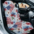 thumbnail image 3 of XYZCANDO USA Flag Hibiscus Print Car Seat Towel Cover Washable for Gym Hiking, Anti-Slip Lightweight Automotive Seat Towel Protector Comfortable, 3 of 11